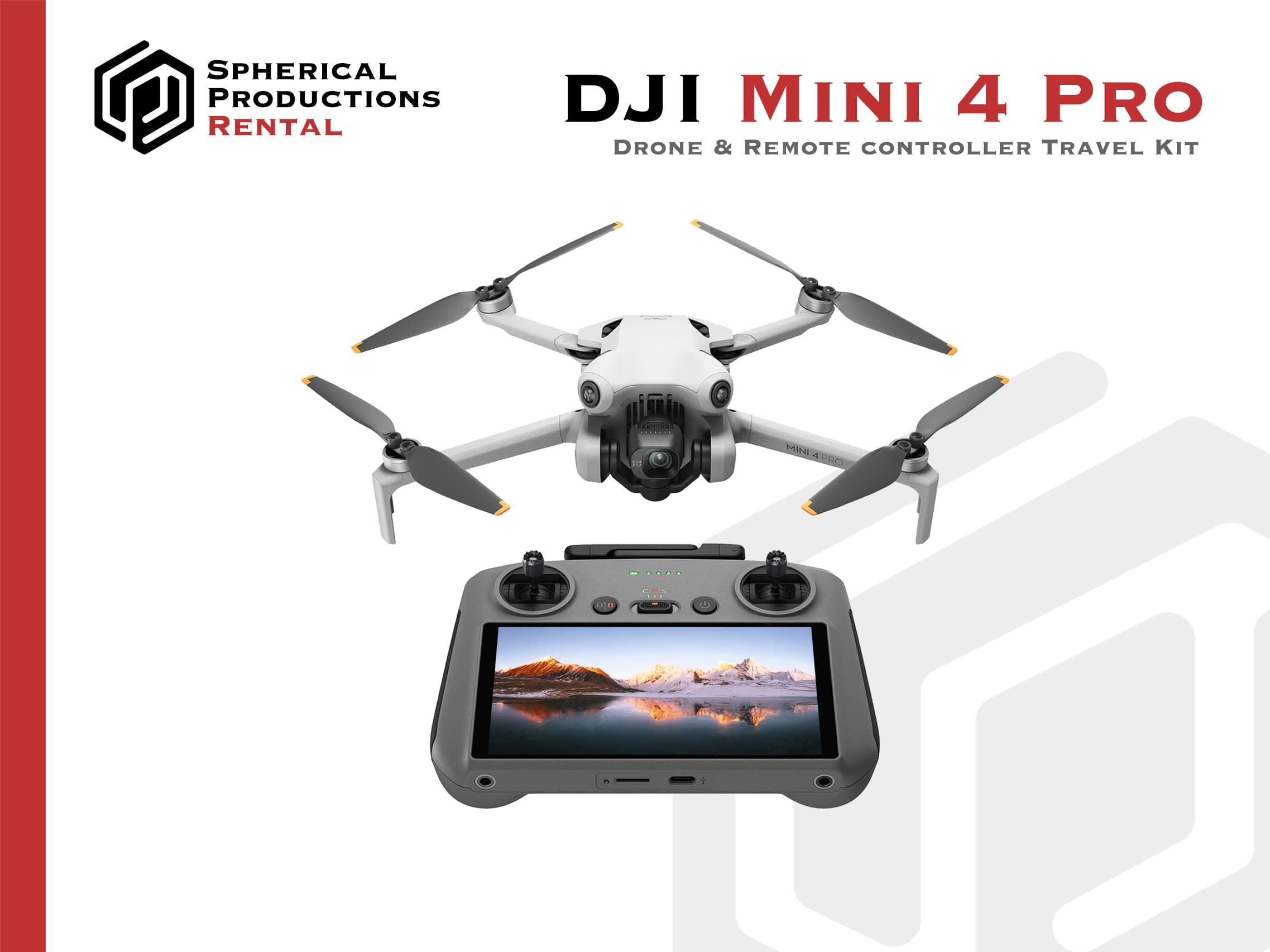 DJI Mini 4 Pro Drone w/ RC 2 Controller & 3 Batteries