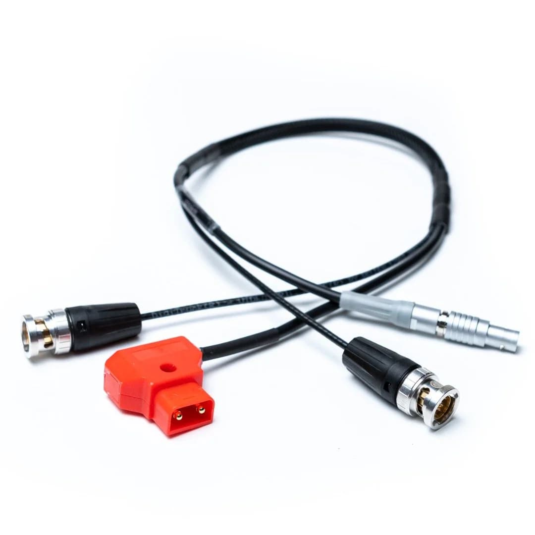 12G Unified Cable 2 Pin to Dtap (2' Red)