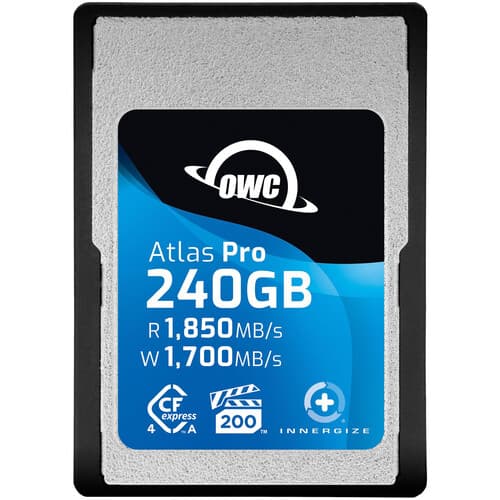 OWC 240GB Atlas Pro CFexpress 4.0 Type A Memory Card