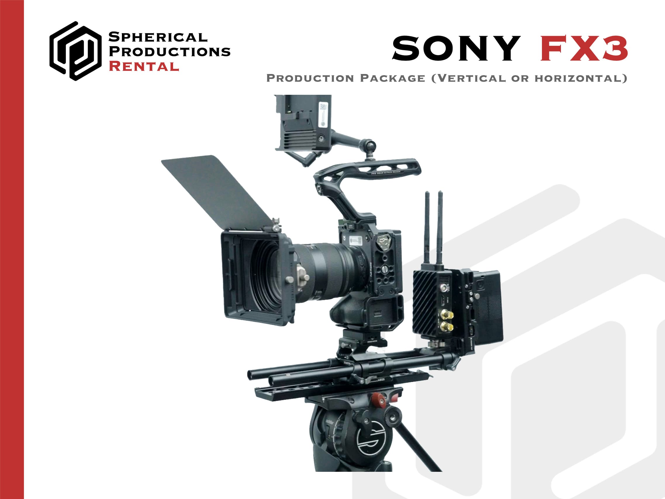 Sony FX3 Cinema Camera Production Kit