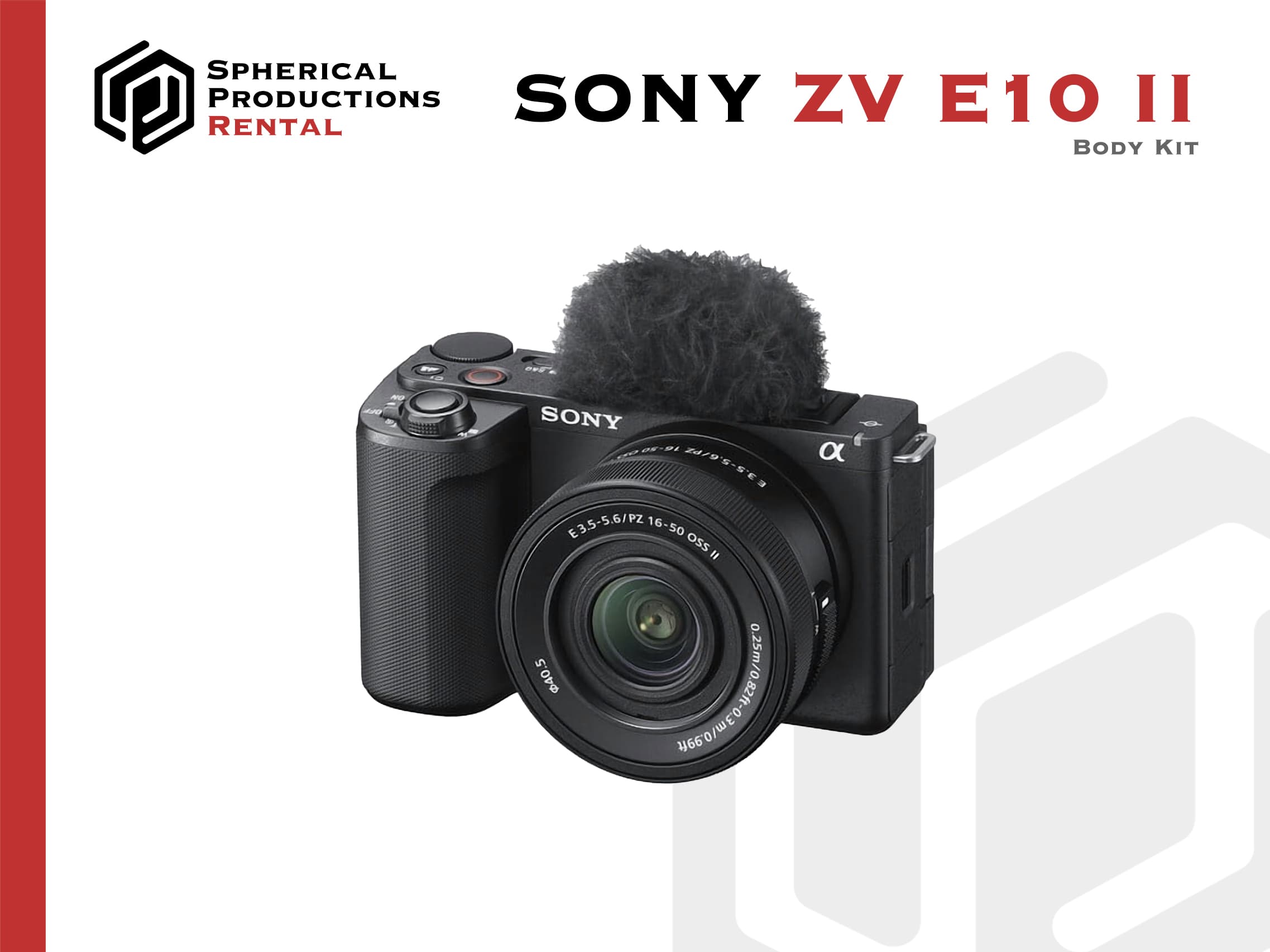 Sony ZV-E10 II Kit w/ 16-50mm Lens (Black)
