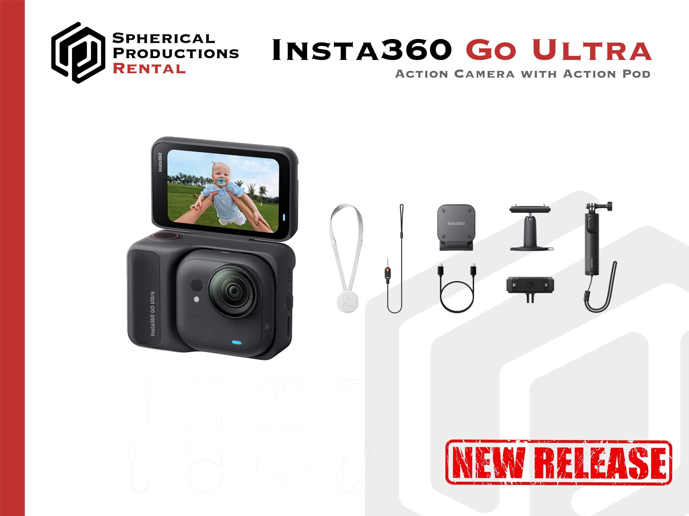 Insta360 GO Ultra Creator Kit | 4K60, Magnetic Mounts