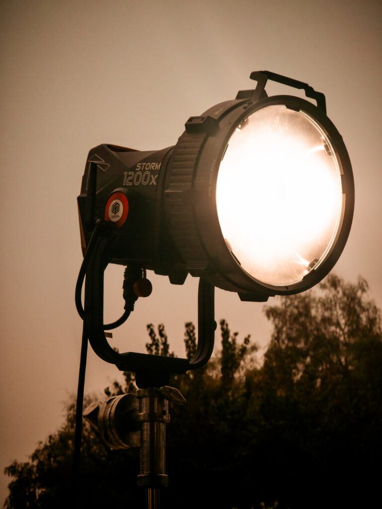 Film production behind the scenes