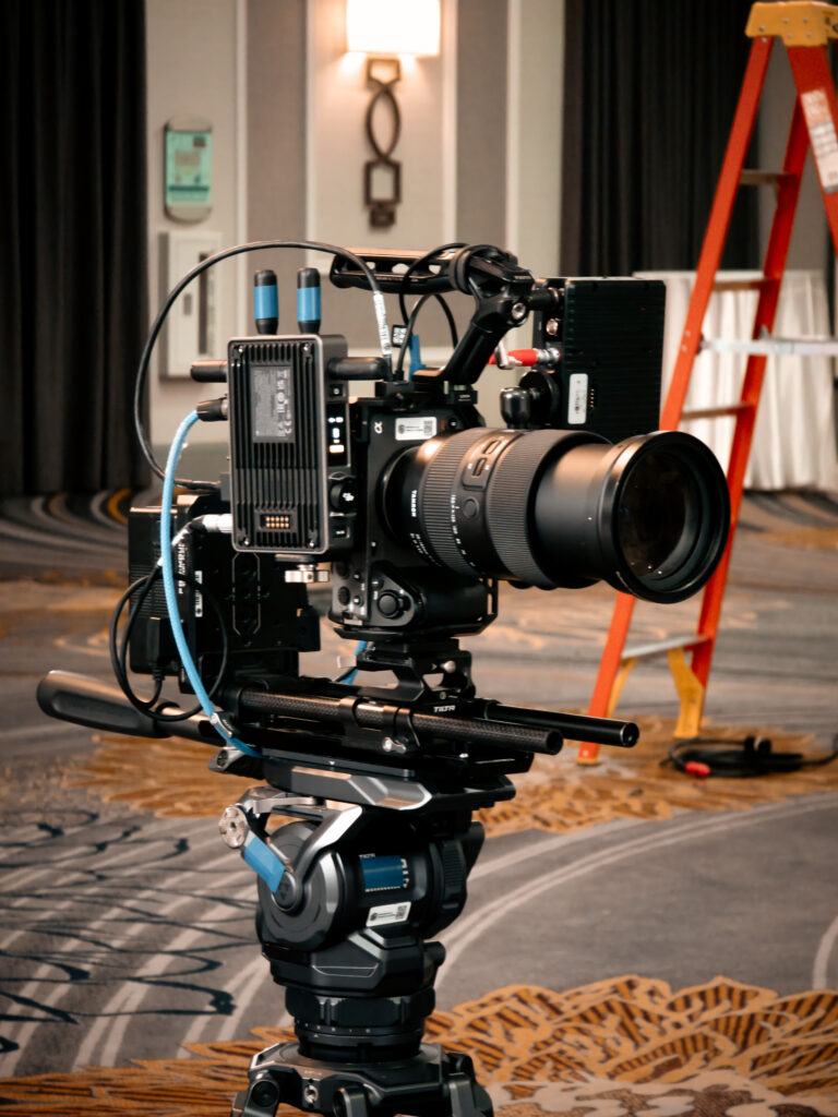 Film production behind the scenes