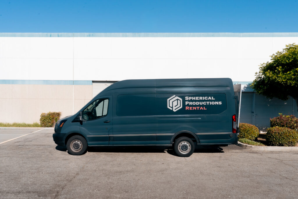 Spherical Productions grip truck equipment storage