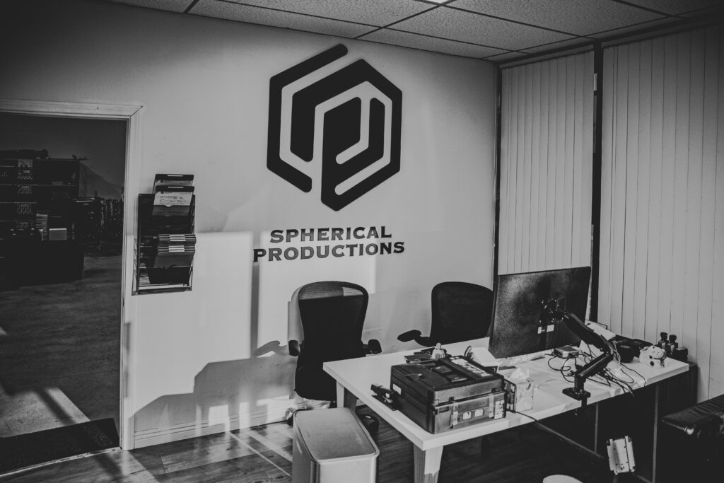 Spherical Productions team on set